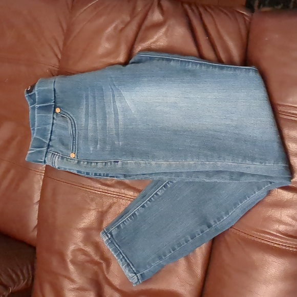 Bebe Blue Pull Up leggings size 27 - Picture 6 of 9